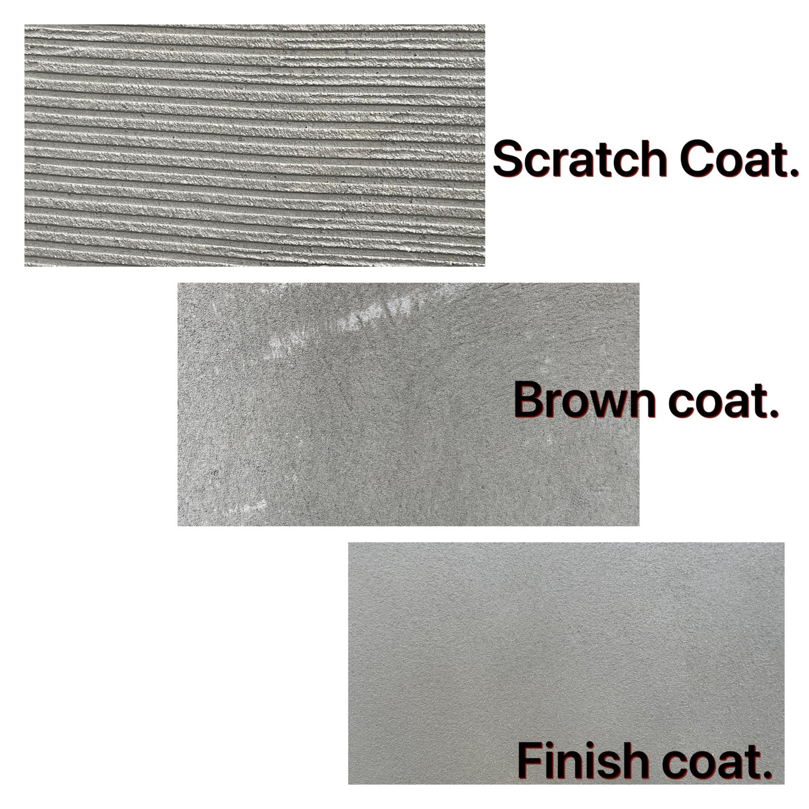 Stucco coats